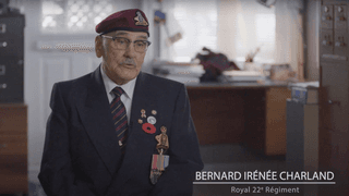 États de service : Sergent (ret) Bernard Charland